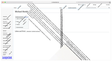 screenshot of michaelriedel.net